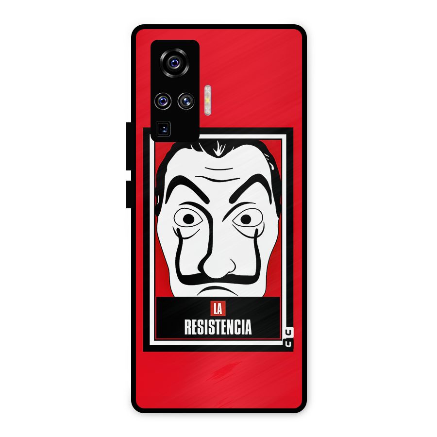 La Resistencia Minimalist Metal Back Case for Vivo X50 Pro