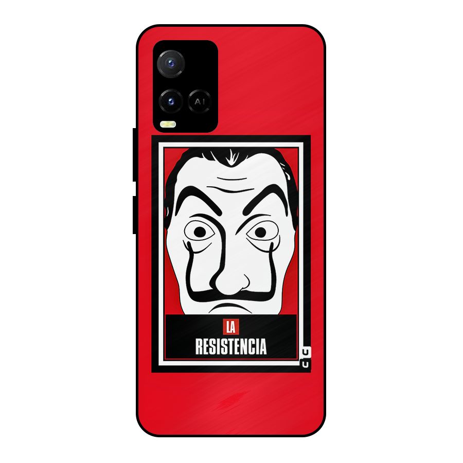 La Resistencia Minimalist Metal Back Case for Vivo Y21
