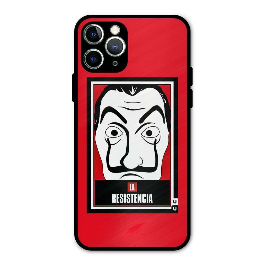 La Resistencia Minimalist Metal Back Case for iPhone 11 Pro Max