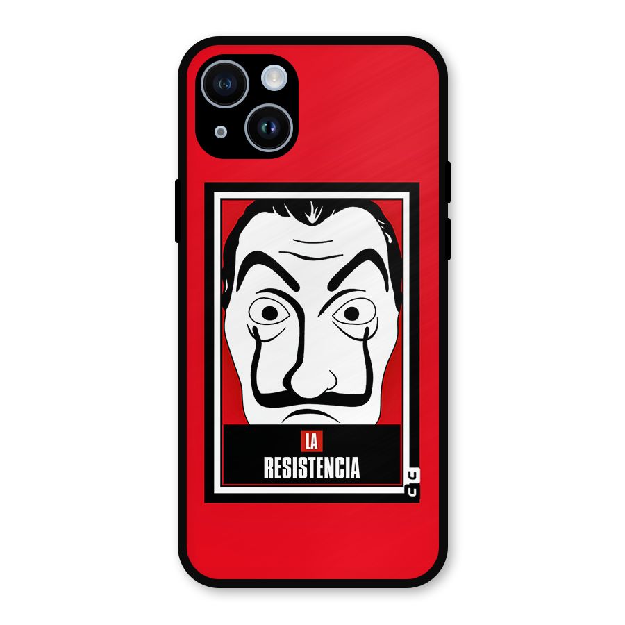 La Resistencia Minimalist Metal Back Case for iPhone 14
