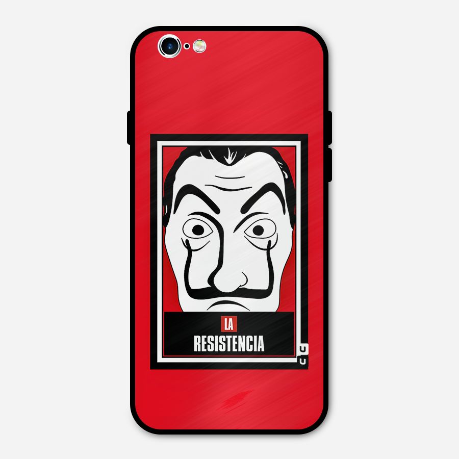 La Resistencia Minimalist Metal Back Case for iPhone 6 6s