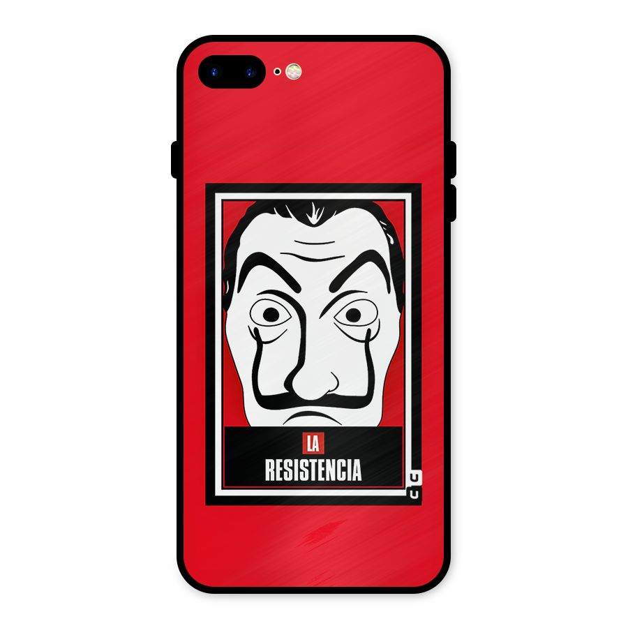 La Resistencia Minimalist Metal Back Case for iPhone 8 Plus