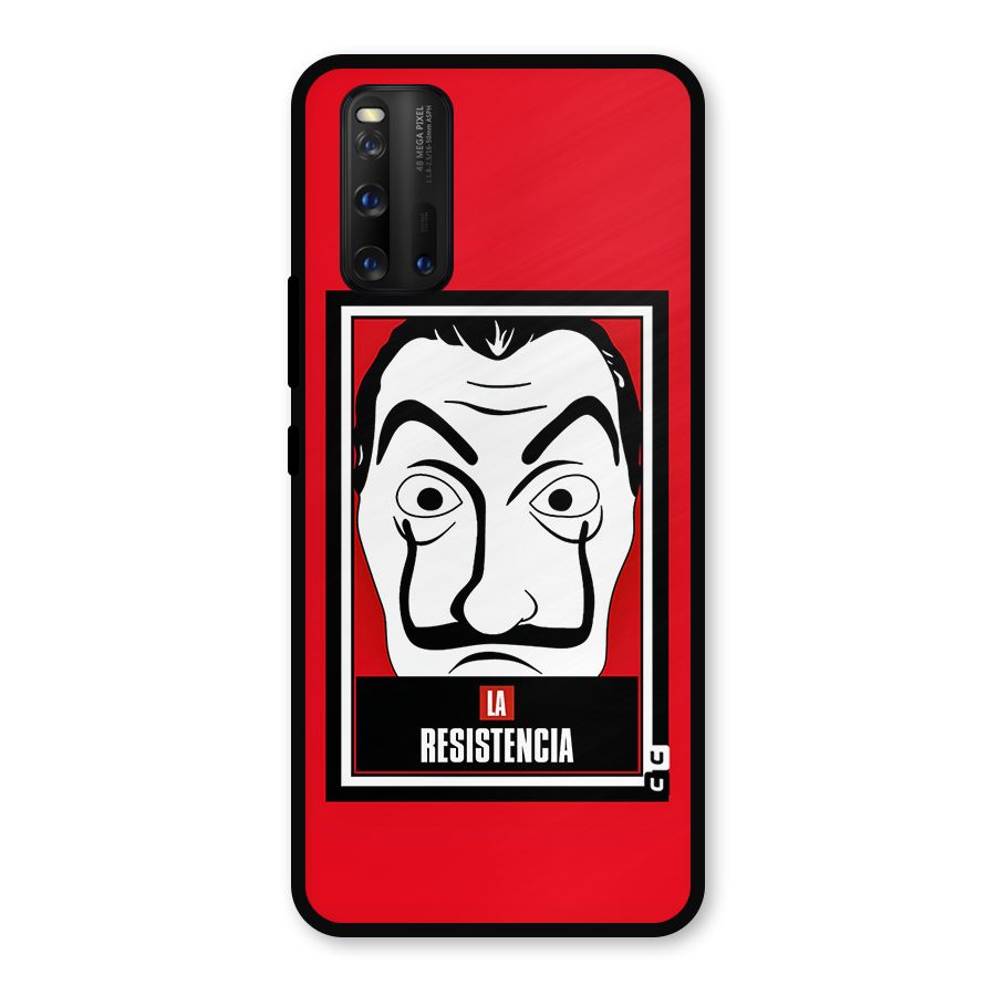 La Resistencia Minimalist Metal Back Case for iQOO 3