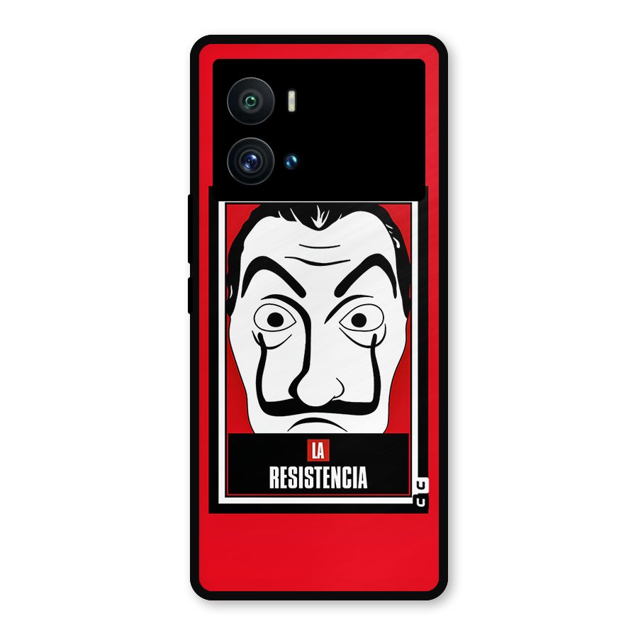 La Resistencia Minimalist Metal Back Case for iQOO 9 Pro