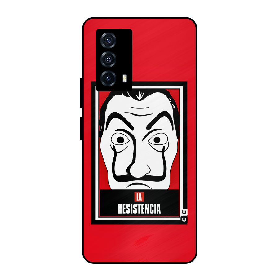 La Resistencia Minimalist Metal Back Case for iQOO Z5