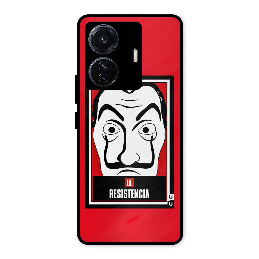 La Resistencia Minimalist Metal Back Case for iQOO Z6
