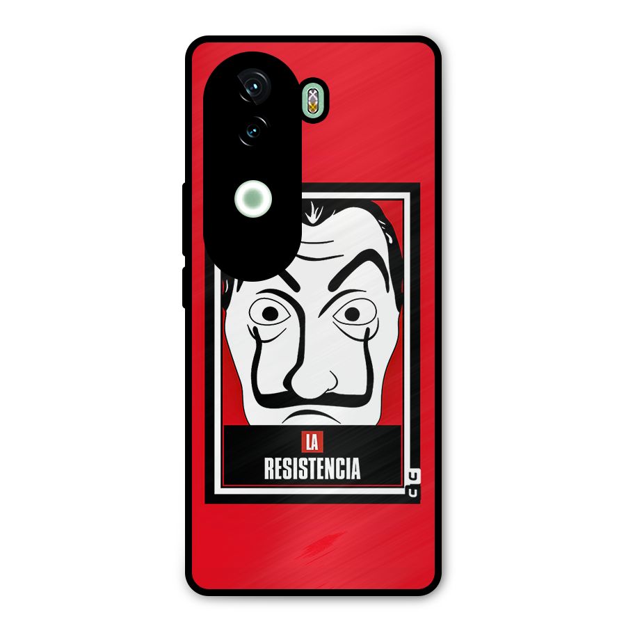 La Resistencia Minimalist Metal Back Case for iQOO Z9s
