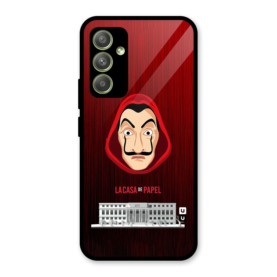 Lacasa Papel Minimalist Glass Back Case for Galaxy A54