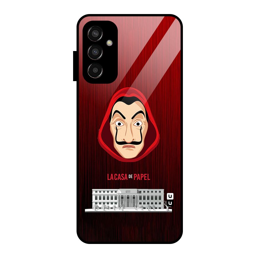 Lacasa Papel Minimalist Glass Back Case for Galaxy F13