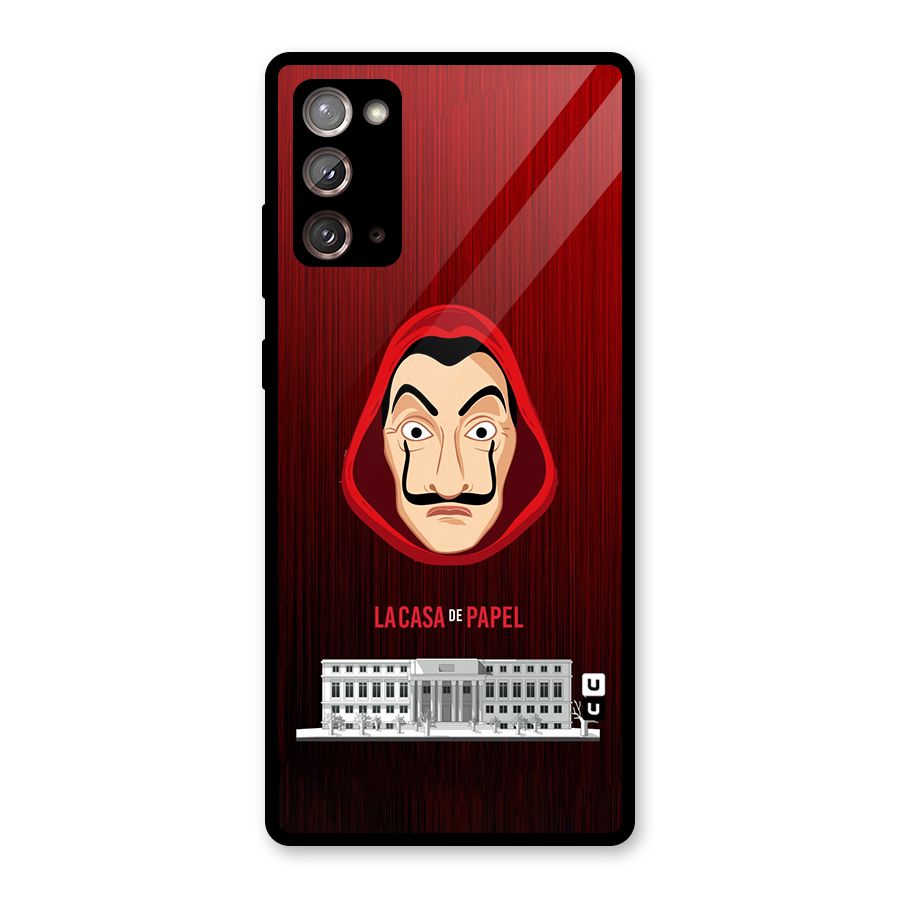 Lacasa Papel Minimalist Glass Back Case for Galaxy Note 20