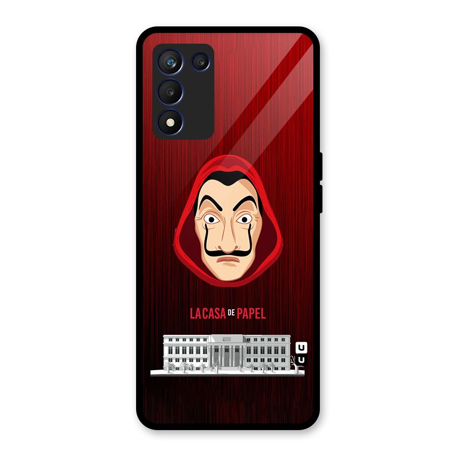 Lacasa Papel Minimalist Glass Back Case for Realme 9 5G Speed