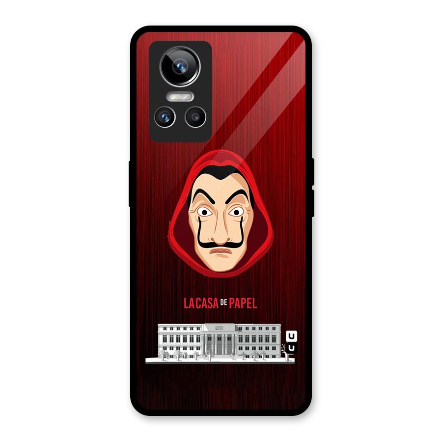 Lacasa Papel Minimalist Glass Back Case for Realme GT Neo 3