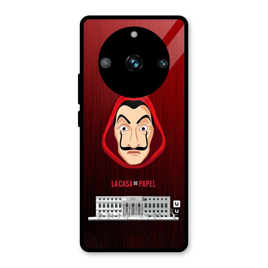 Lacasa Papel Minimalist Glass Back Case for Realme Narzo 60 Pro