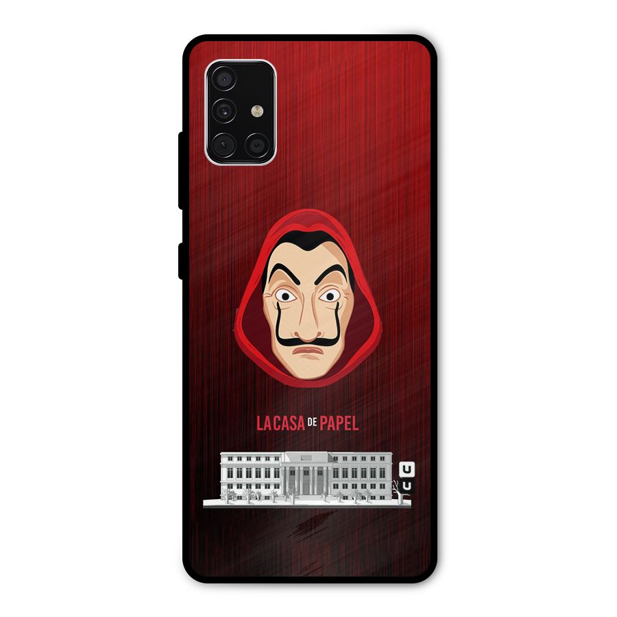 Lacasa Papel Minimalist Metal Back Case for Galaxy A51