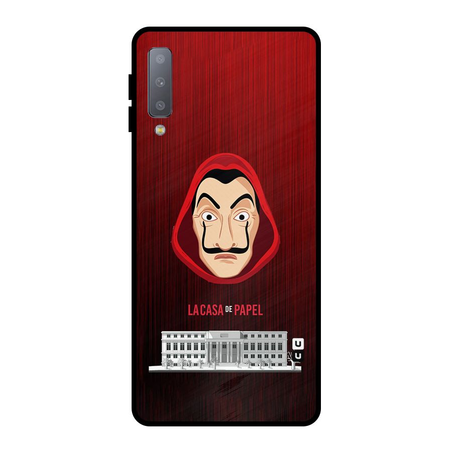 Lacasa Papel Minimalist Metal Back Case for Galaxy A7 (2018)