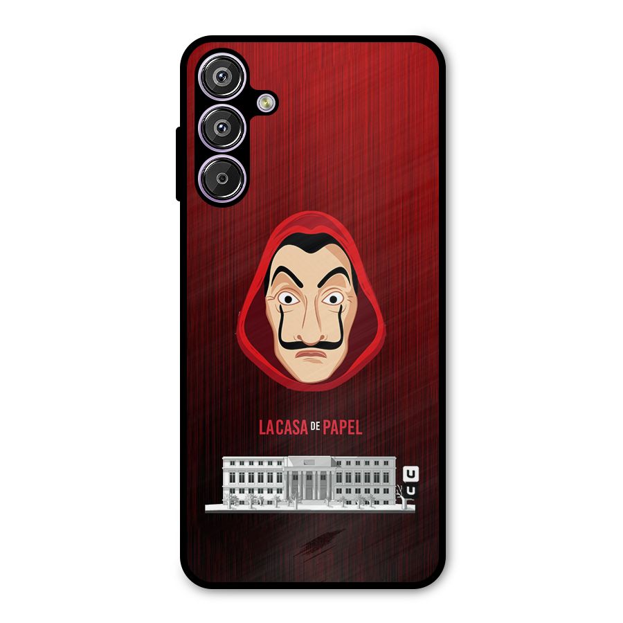 Lacasa Papel Minimalist Metal Back Case for Galaxy M15