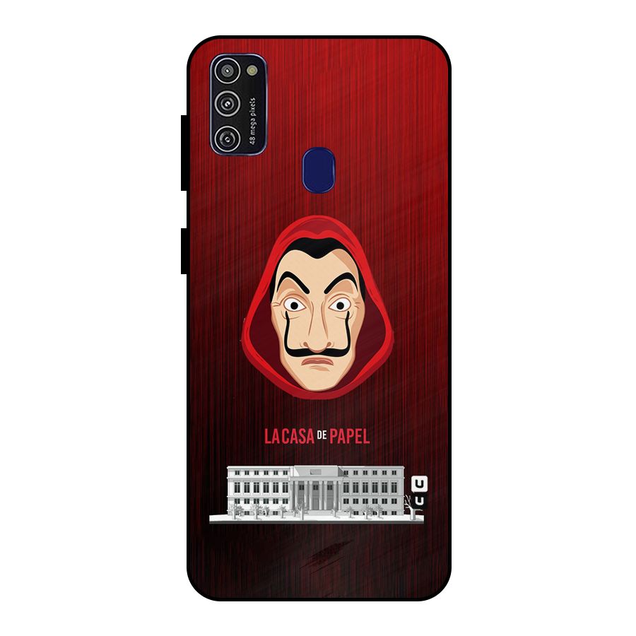 Lacasa Papel Minimalist Metal Back Case for Galaxy M30s
