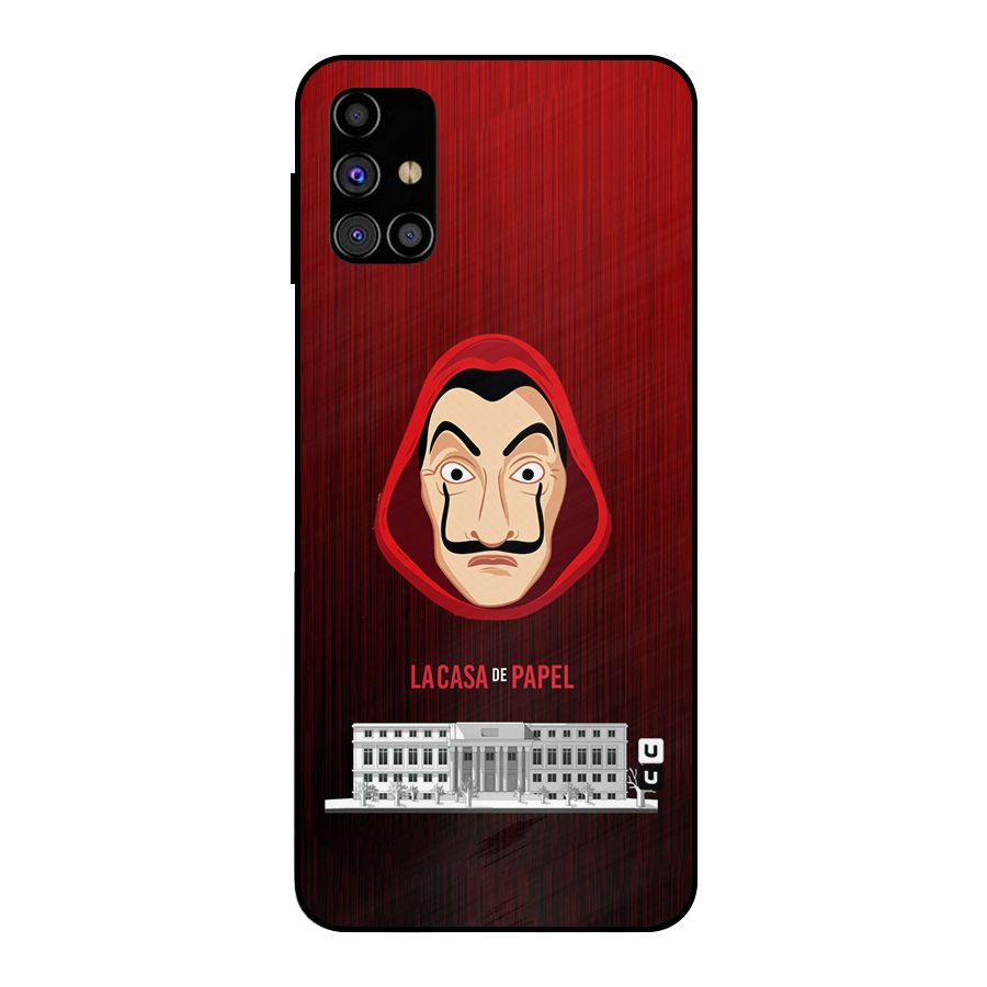 Lacasa Papel Minimalist Metal Back Case for Galaxy M31s