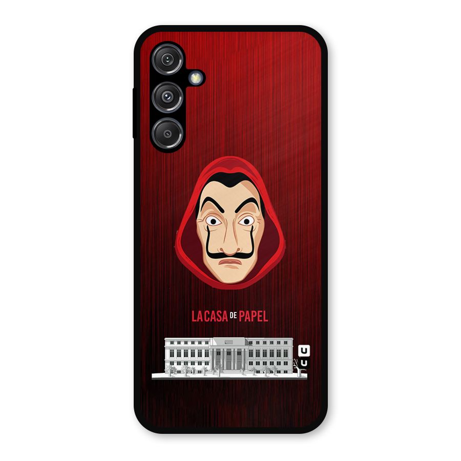 Lacasa Papel Minimalist Metal Back Case for Galaxy M34 5G