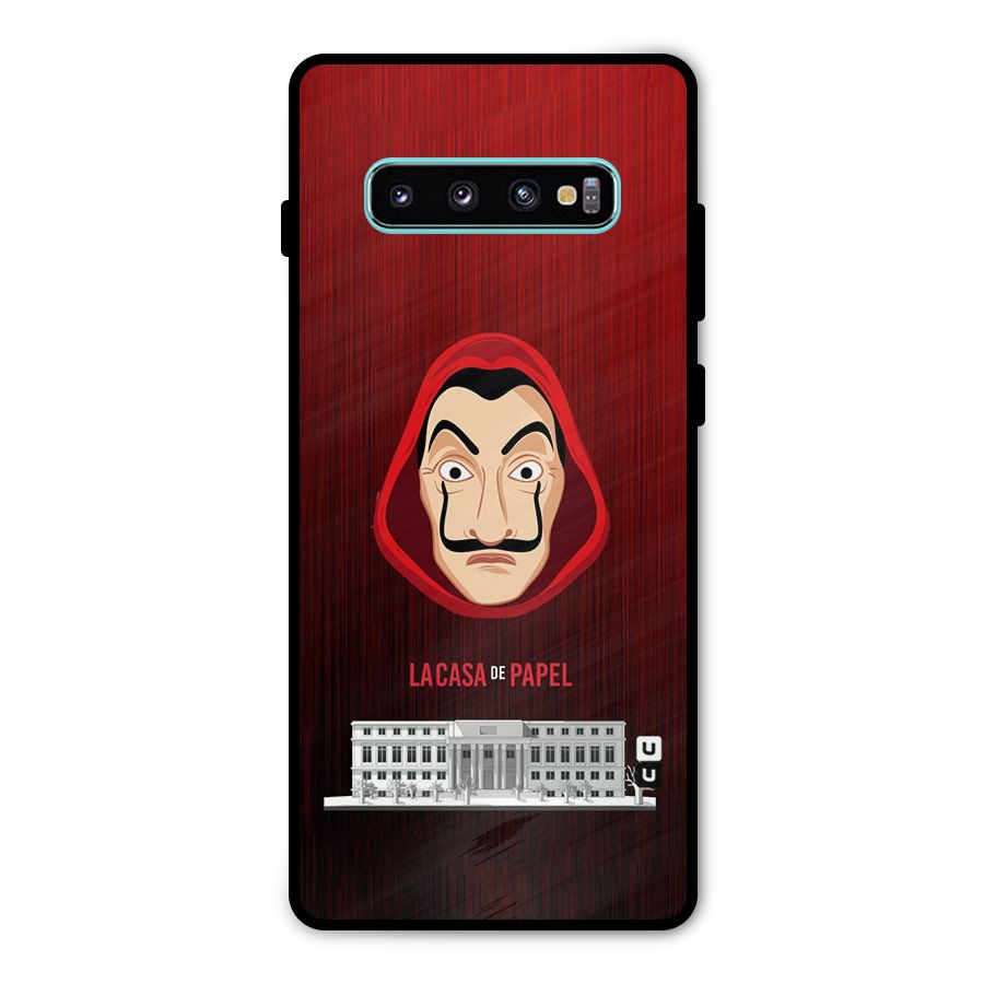 Lacasa Papel Minimalist Metal Back Case for Galaxy S10 Plus