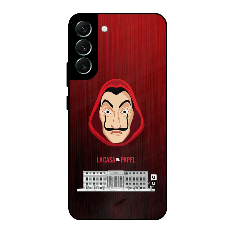 Lacasa Papel Minimalist Metal Back Case for Galaxy S22 Plus 5G