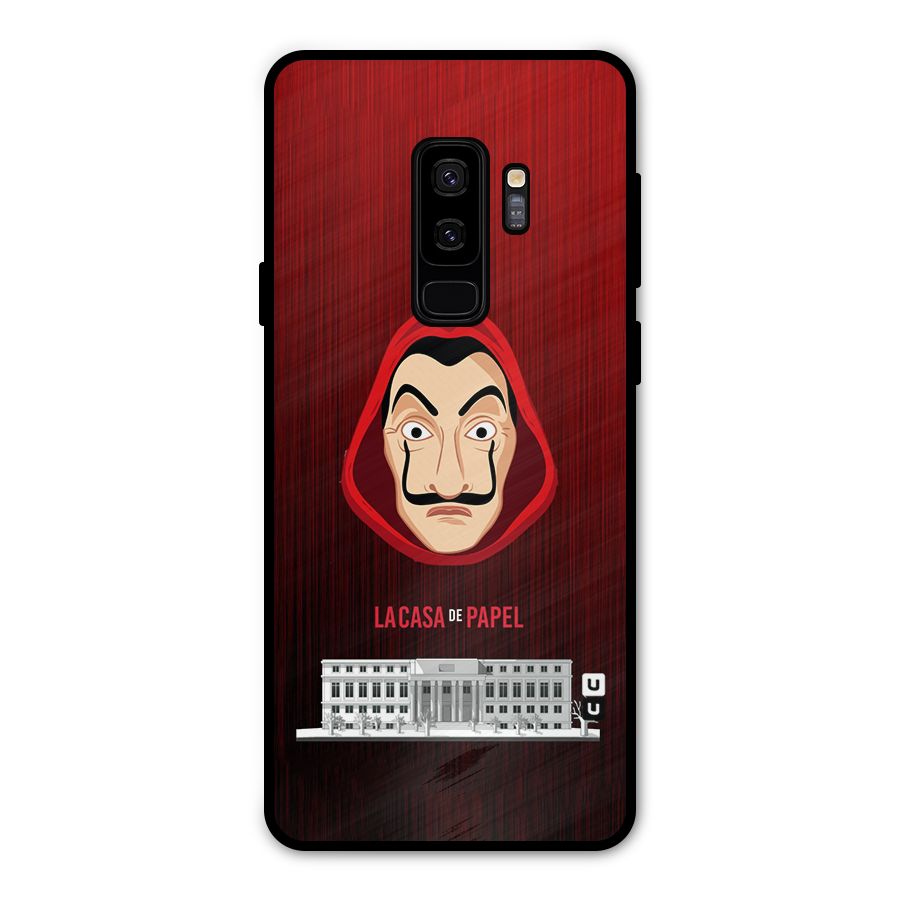 Lacasa Papel Minimalist Metal Back Case for Galaxy S9 Plus