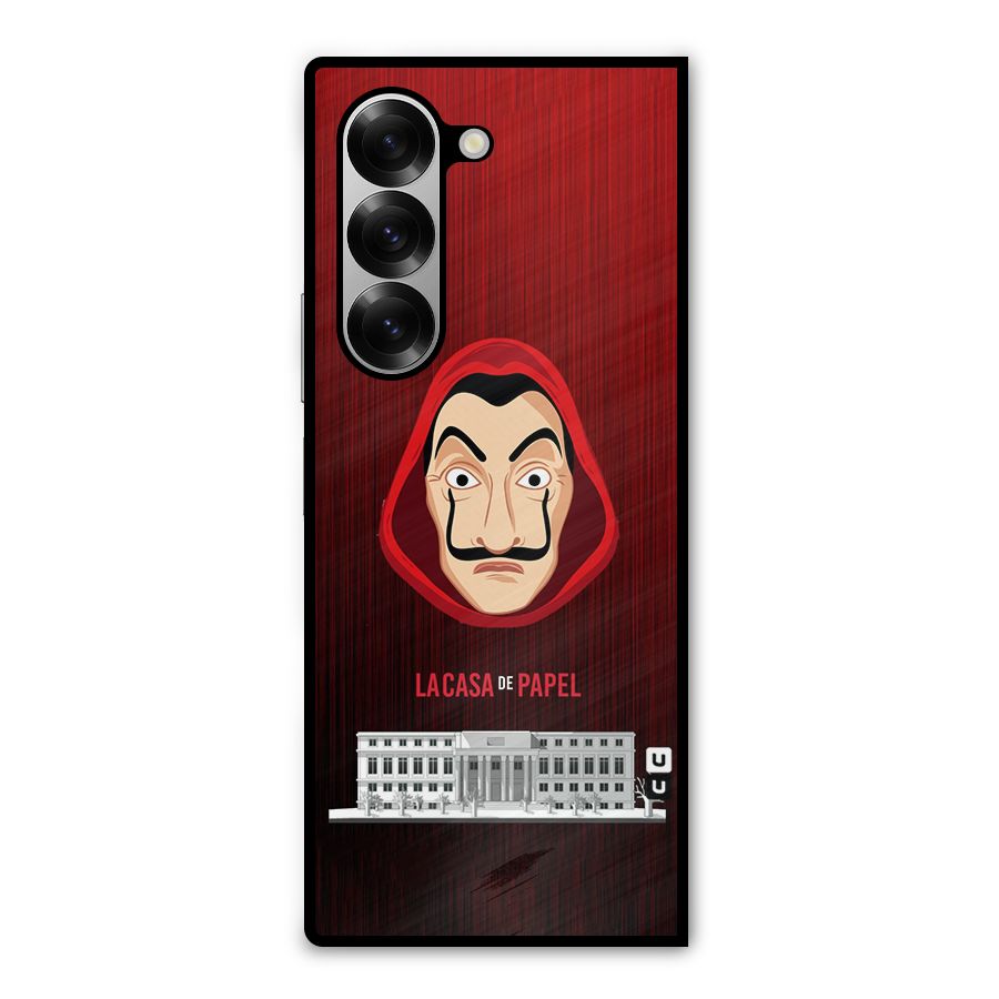 Lacasa Papel Minimalist Metal Back Case for Galaxy Z Fold6