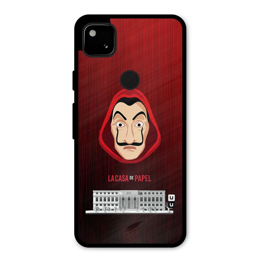 Lacasa Papel Minimalist Metal Back Case for Google Pixel 4a