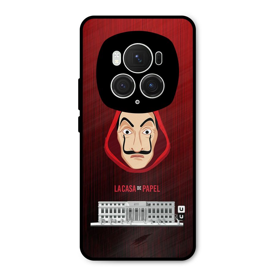 Lacasa Papel Minimalist Metal Back Case for Honor Magic6 Pro
