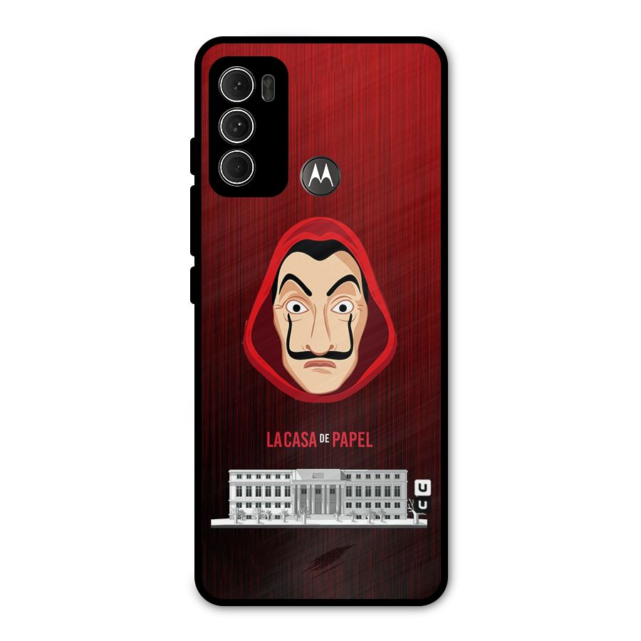 Lacasa Papel Minimalist Metal Back Case for Moto G60