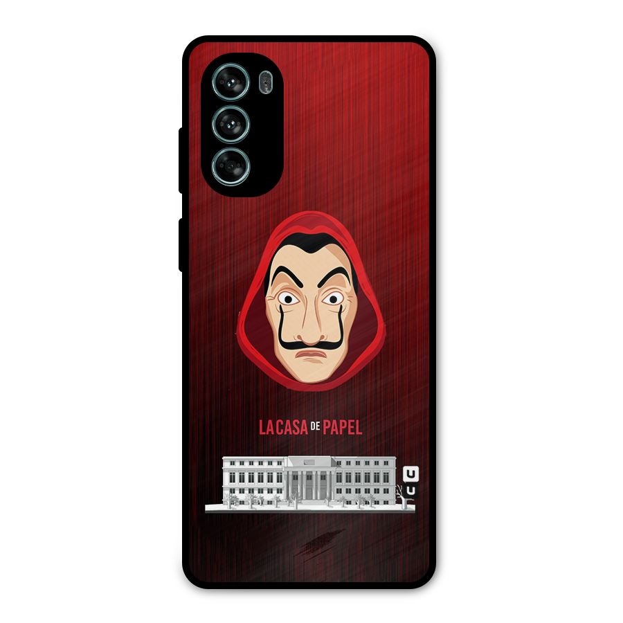 Lacasa Papel Minimalist Metal Back Case for Moto G62