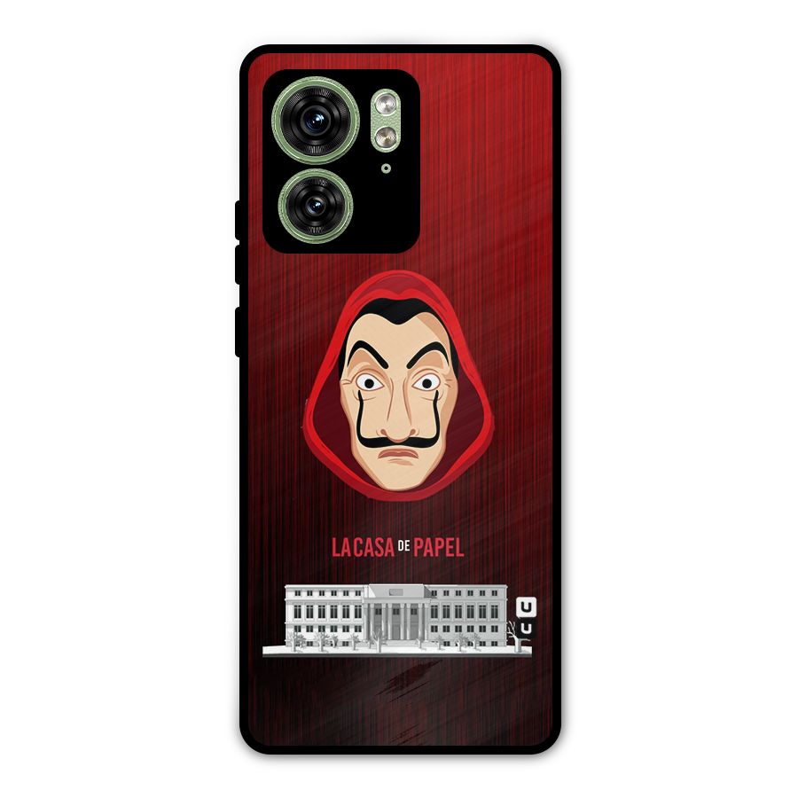 Lacasa Papel Minimalist Metal Back Case for Motorola Edge 40 5G