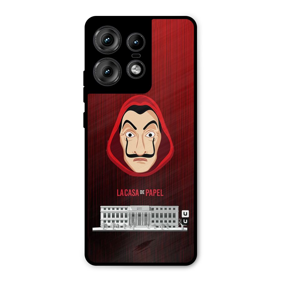Lacasa Papel Minimalist Metal Back Case for Motorola Edge 50 Pro