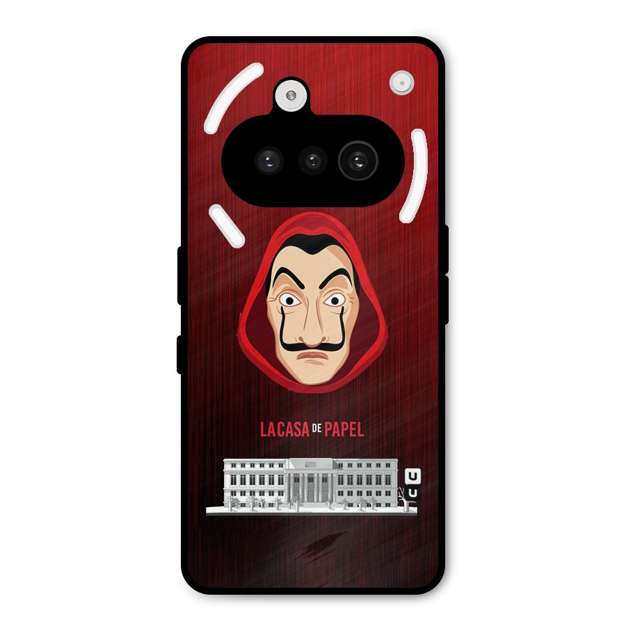 Lacasa Papel Minimalist Metal Back Case for Nothing Phone 3a