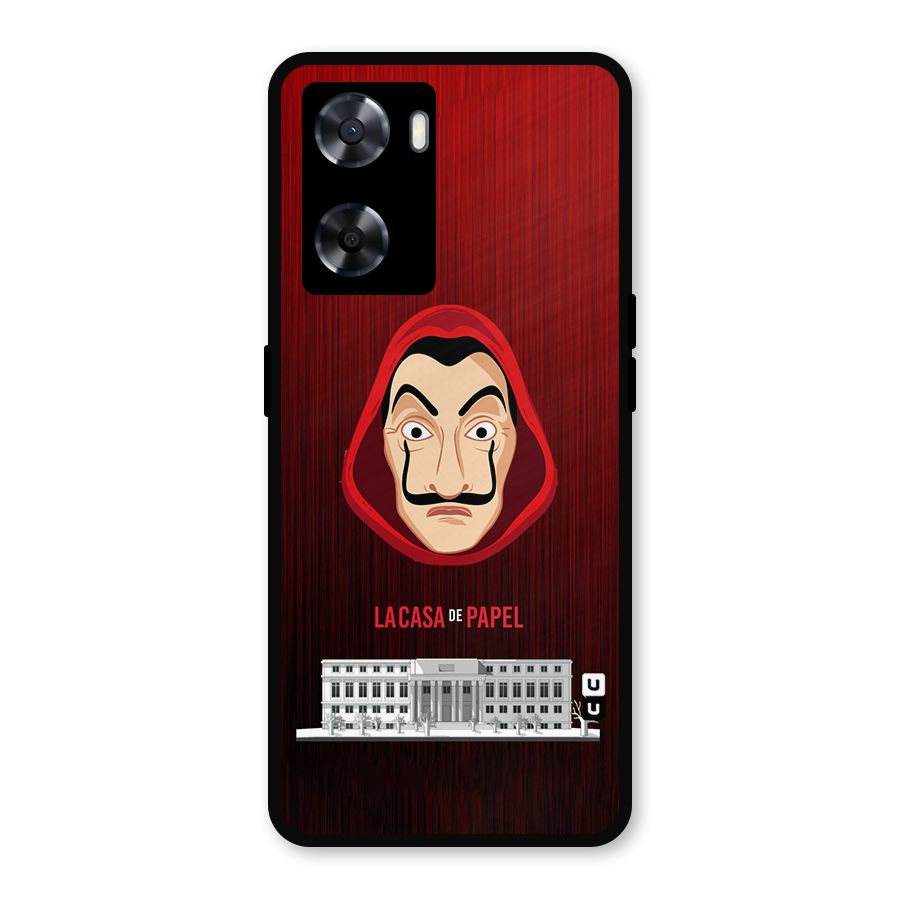 Lacasa Papel Minimalist Metal Back Case for Oppo A57 2022