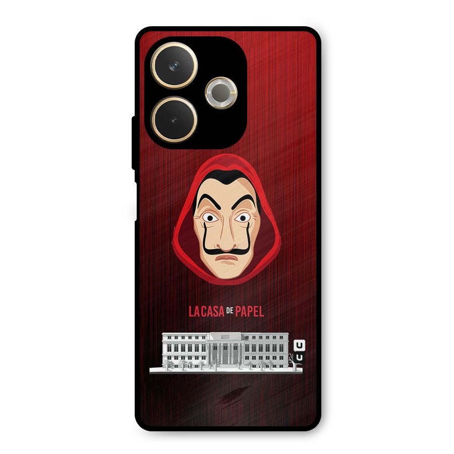 Lacasa Papel Minimalist Metal Back Case for Oppo A5 Pro