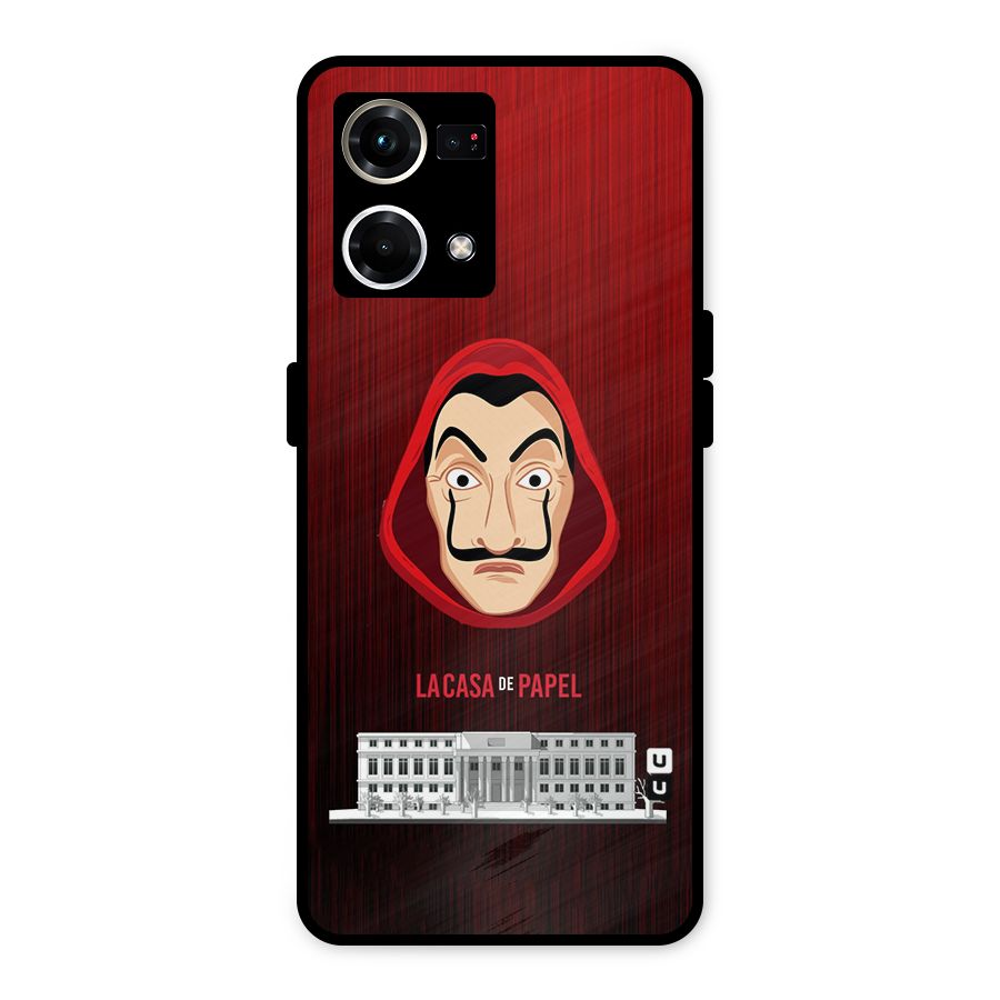 Lacasa Papel Minimalist Metal Back Case for Oppo F21 Pro 4G