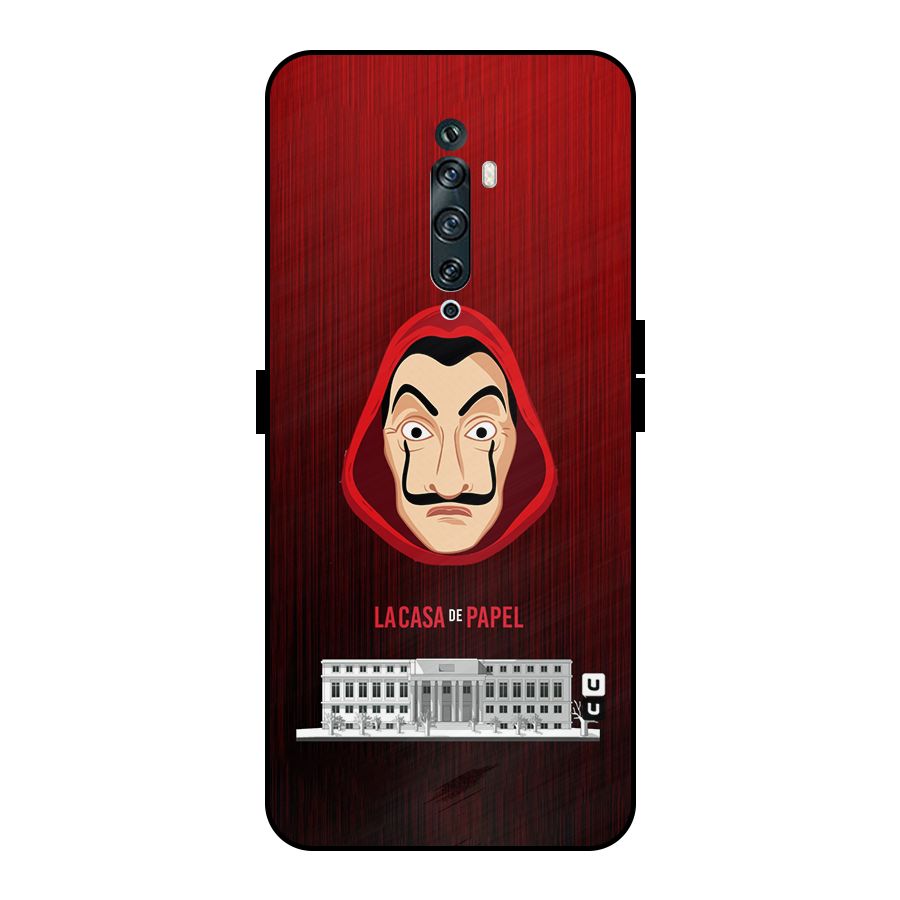 Lacasa Papel Minimalist Metal Back Case for Oppo Reno2 Z