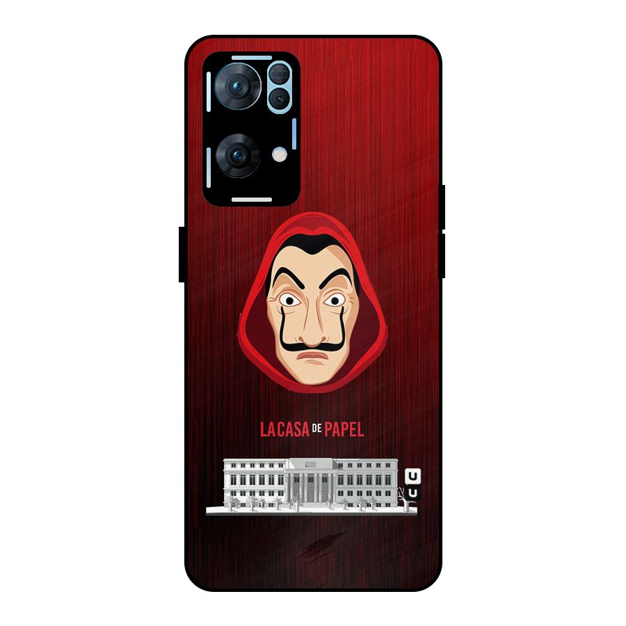 Lacasa Papel Minimalist Metal Back Case for Oppo Reno7 Pro 5G