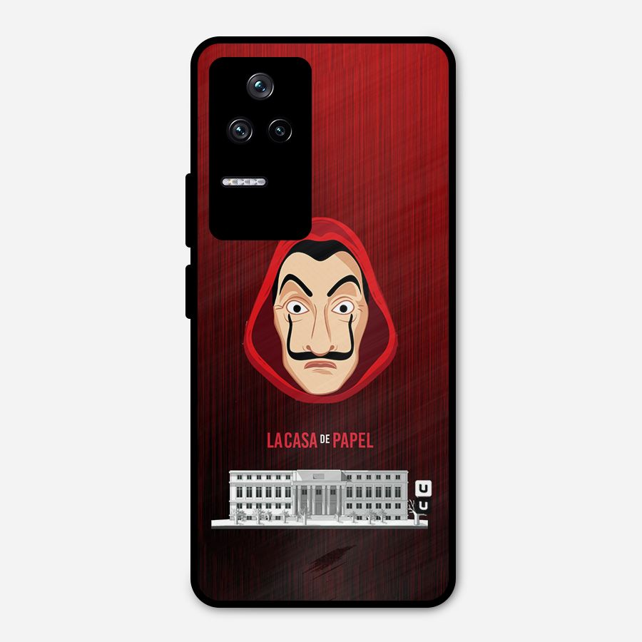 Lacasa Papel Minimalist Metal Back Case for Poco F4 5G