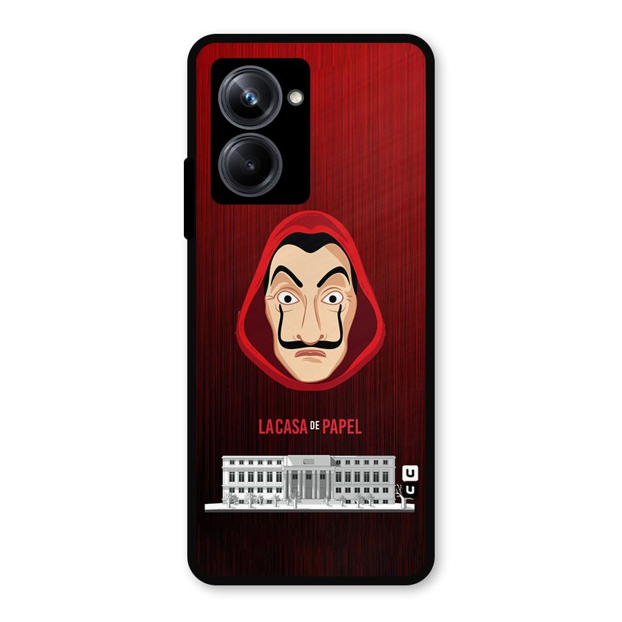 Lacasa Papel Minimalist Metal Back Case for Realme 10 Pro