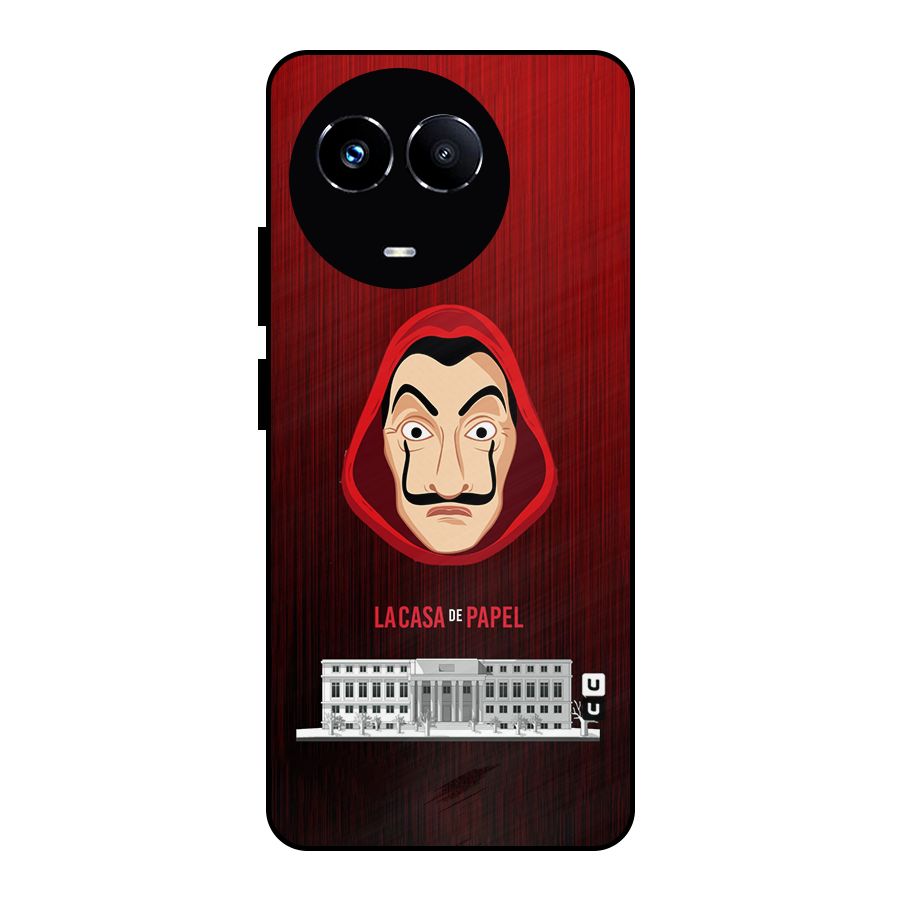 Lacasa Papel Minimalist Metal Back Case for Realme 11X