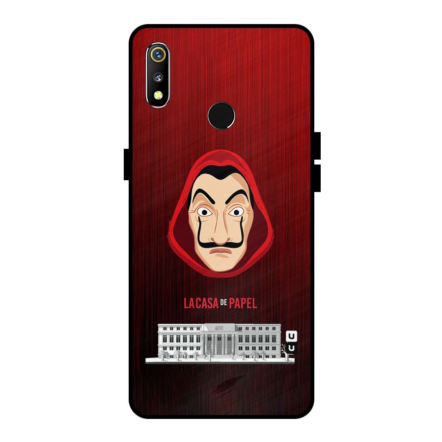 Lacasa Papel Minimalist Metal Back Case for Realme 3i