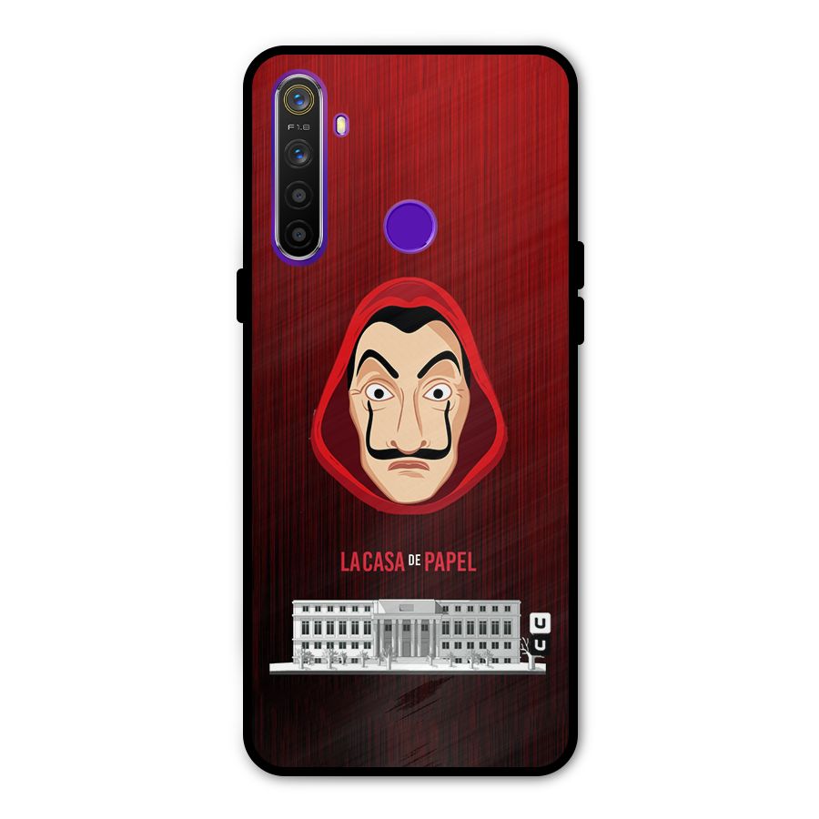 Lacasa Papel Minimalist Metal Back Case for Realme 5