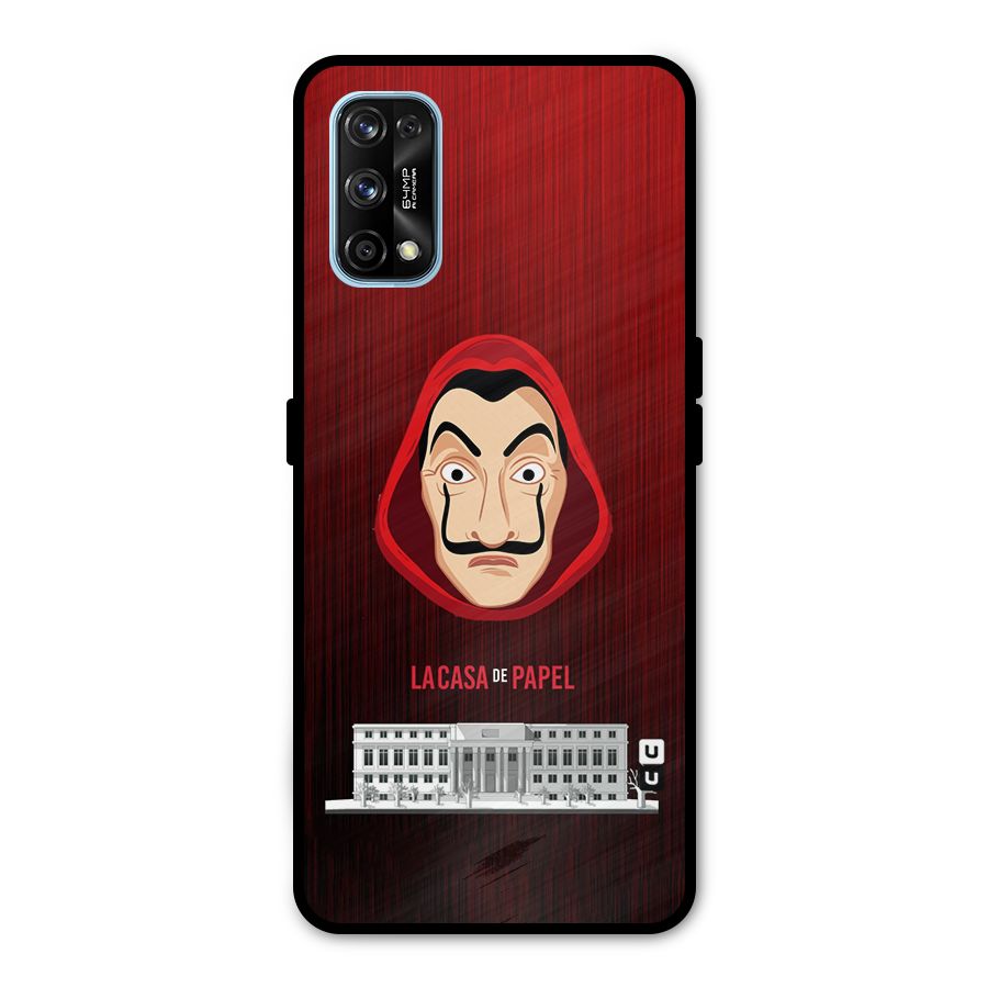 Lacasa Papel Minimalist Metal Back Case for Realme 7 Pro