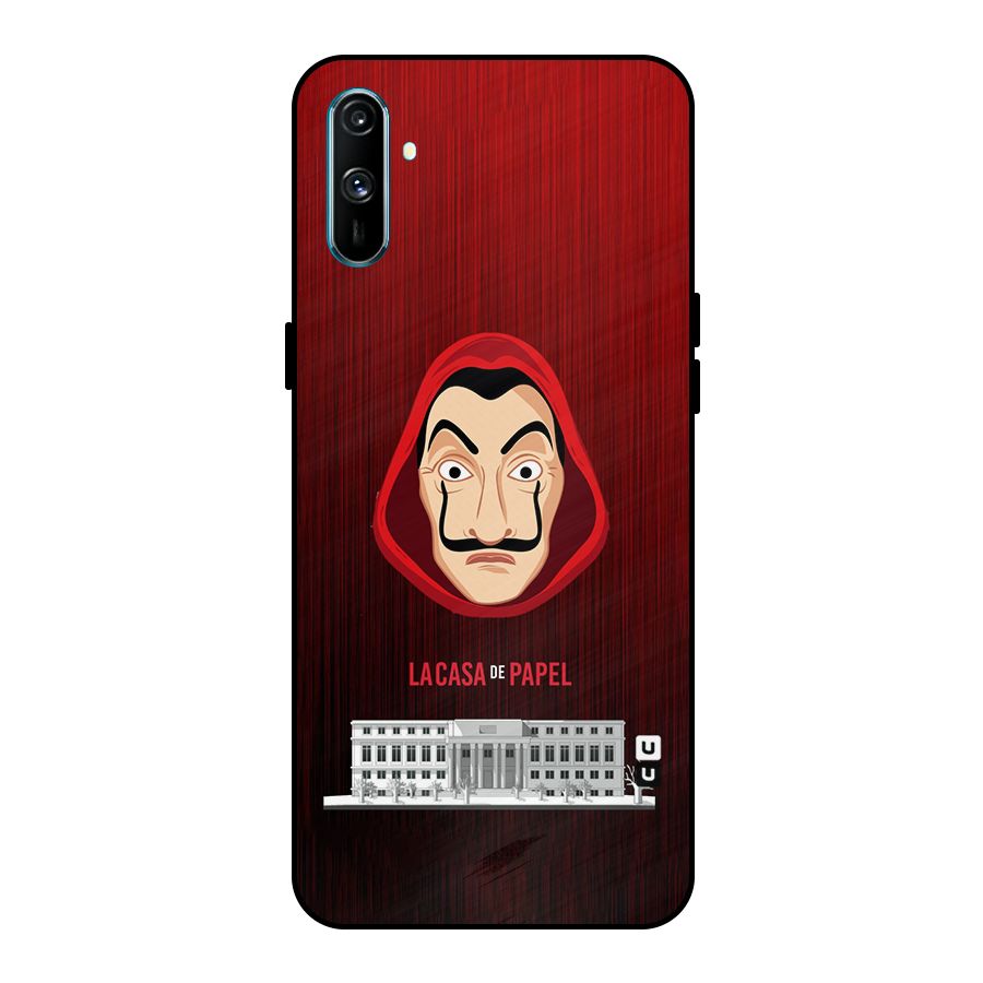 Lacasa Papel Minimalist Metal Back Case for Realme C3