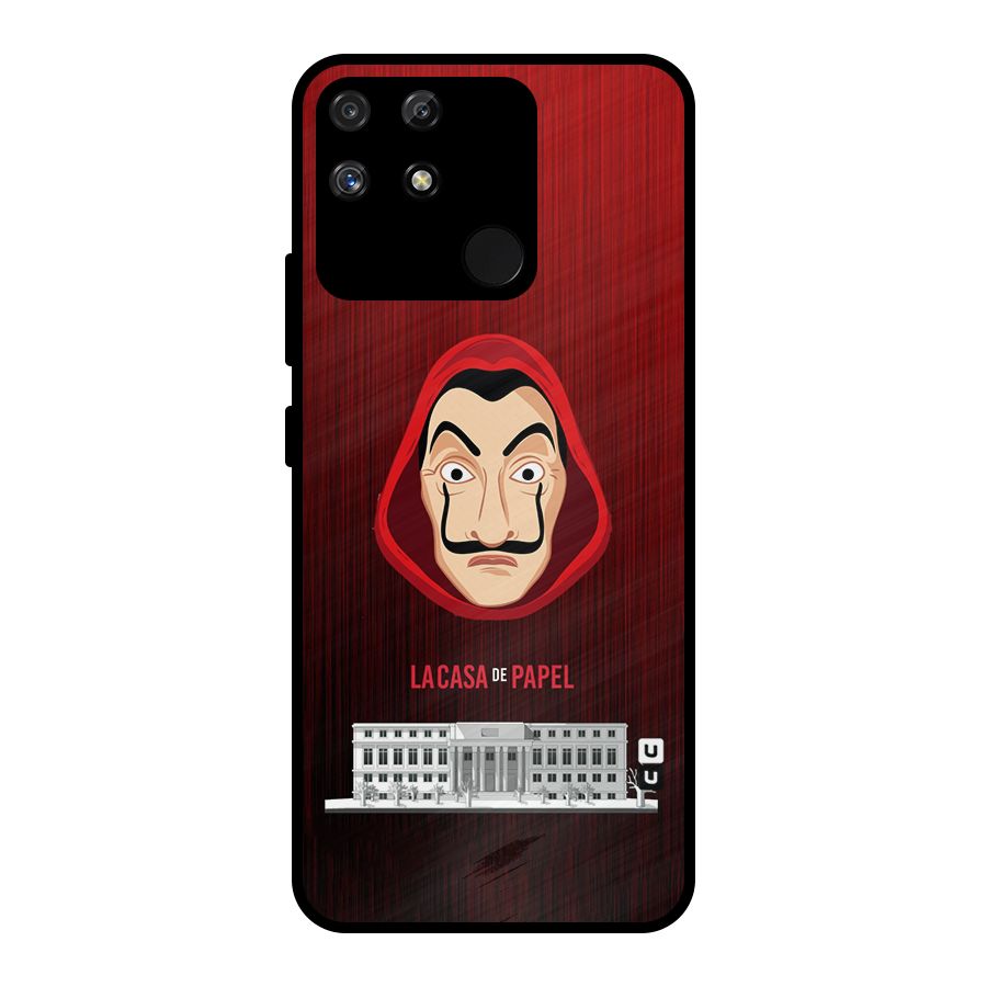 Lacasa Papel Minimalist Metal Back Case for Realme Narzo 50A