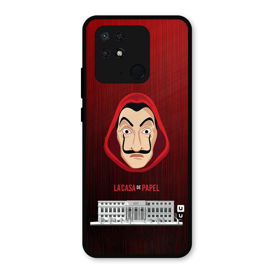 Lacasa Papel Minimalist Metal Back Case for Redmi 10