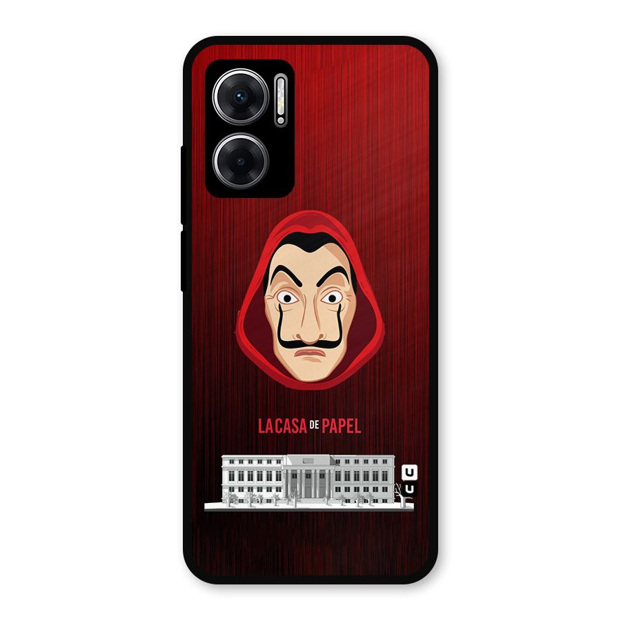 Lacasa Papel Minimalist Metal Back Case for Redmi 11 Prime 5G