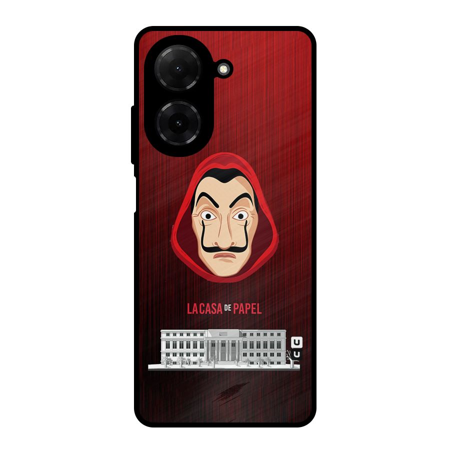 Lacasa Papel Minimalist Metal Back Case for Redmi A5 4G
